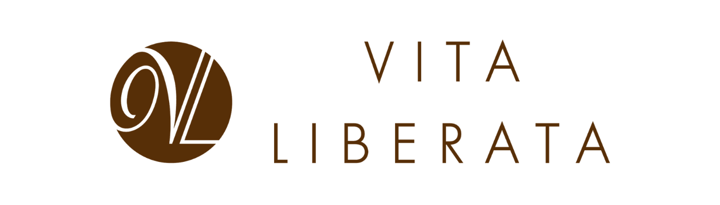 vita liberata logo brunt logo gennemsigtig baggrund